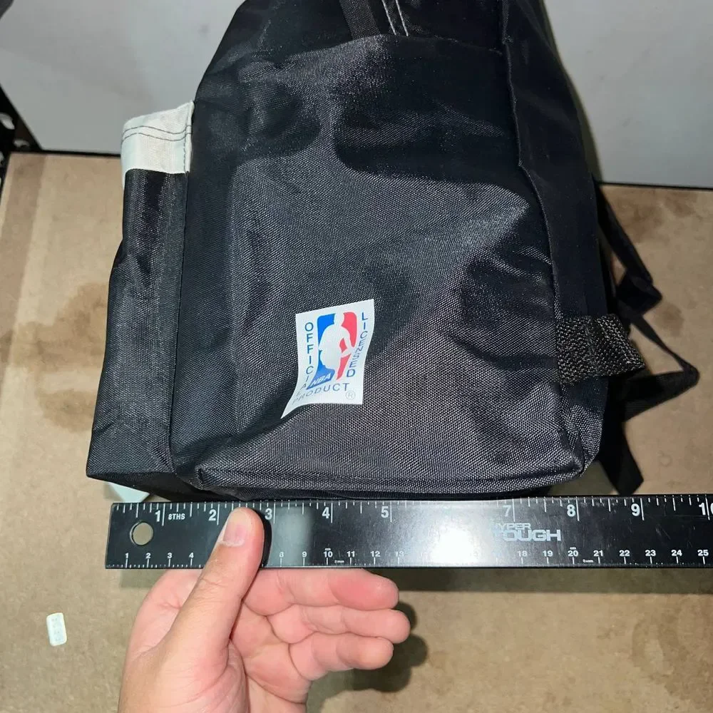 Vintage Orlando Magic Backpack Bag Black NBA Nasco Lightweight Printed